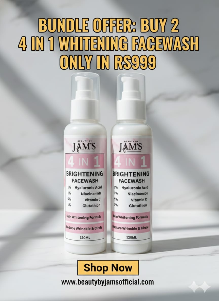 BUNDLE DEAL- 4 In 1 Whitening Facewash