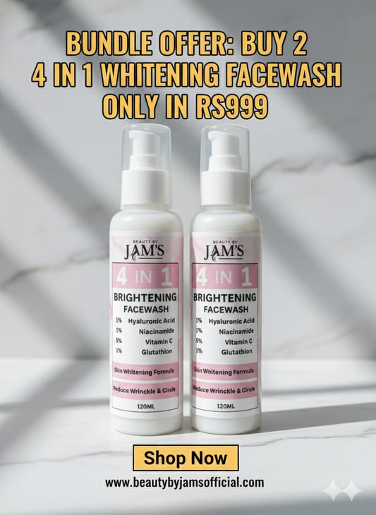 BUNDLE DEAL- 4 In 1 Whitening Facewash
