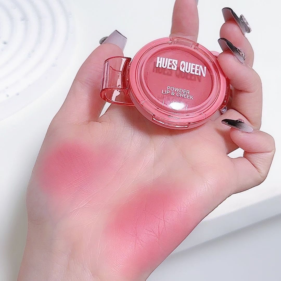 HUES QUEEN Lip & Cheek – 6 Pcs Creamy Blush Set