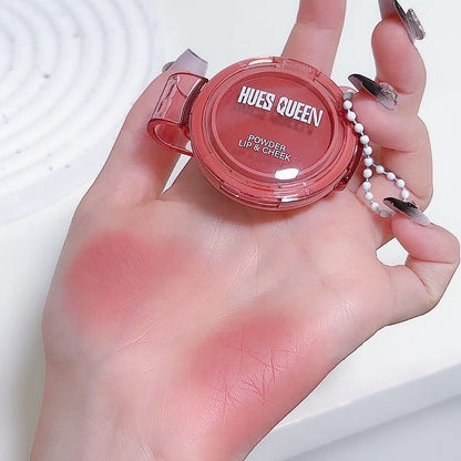 HUES QUEEN Lip & Cheek – 6 Pcs Creamy Blush Set