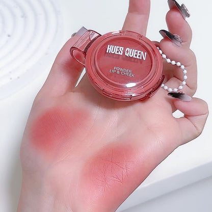 HUES QUEEN Lip & Cheek – 6 Pcs Creamy Blush Set