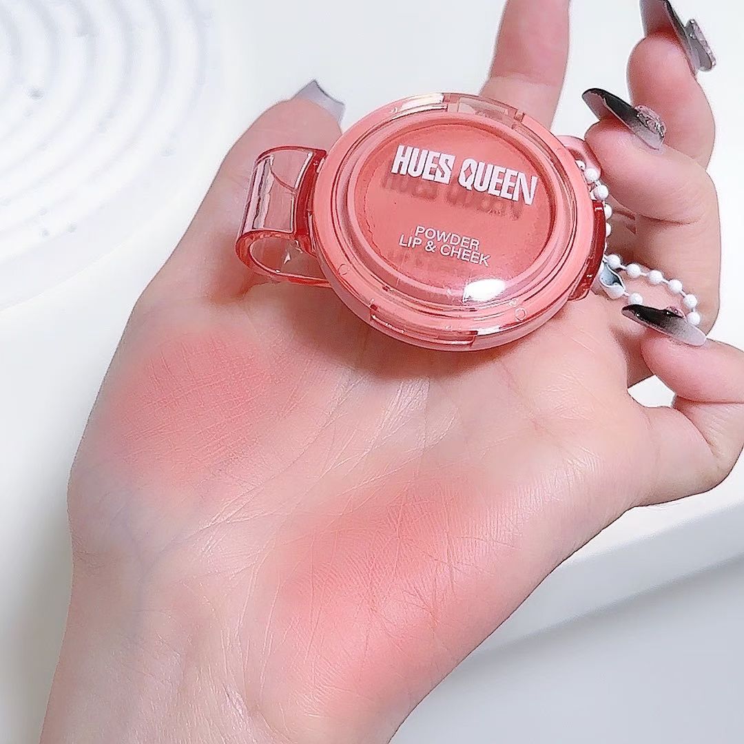 HUES QUEEN Lip & Cheek – 6 Pcs Creamy Blush Set